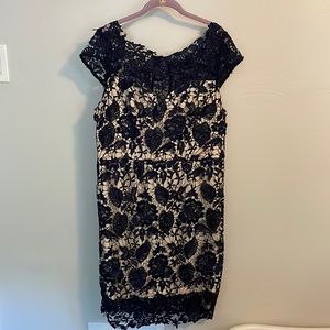 Soieblu lace overlay dress